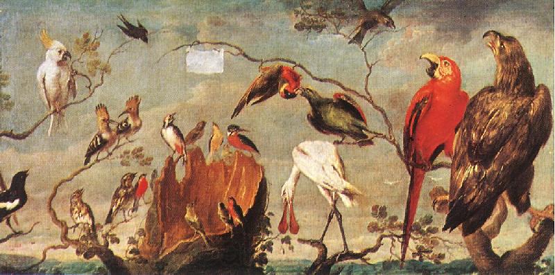 SNYDERS, Frans Concert of Birds fh Spain oil painting art